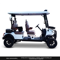 Voiture de golf électrique 4 places 60V certifiée CE, capacité de montée de 25 degrés, buggy tout-terrain de luxe, direct usine, 30 km/h, véhicule de tourisme