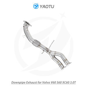 वोल्वो v60, s60, और xc60 (3.0 टी) के लिए गर्मी-इन्सुलेट डाउनपाइप के माध्यम से सीधे उच्च प्रवाह स्टेनलेस स्टील - Product Image 6