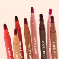 Crayon à lèvres liquide anti-transfert végétalien, maquillage waterproof pour les lèvres et contour des lèvres, marque privée