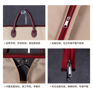 Funda Ecológica para Trajes Oxford, Bolsa para Guardar Ropa, Fundas para Trajes Plegables para Bodas - Product Image 5