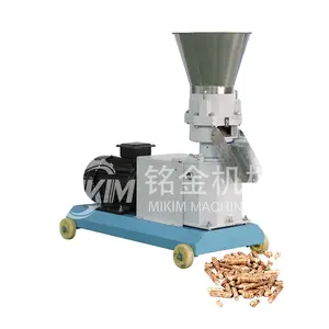 Máquina de pellets de alimentación de pollo Molinillo de alimentación animal con máquina de molino diésel para la venta