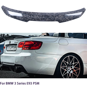For 3 Series E93&E93 M3 Convertible PSM Style Forged Carbon Fiber <b>Rear</b> <b>Spoiler</b> Trunk Wing 2006-2013 - Product Image 1