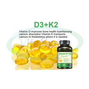 VitaSpring OEM Vitamina <span class=keywords><strong>D3</strong></span> + <span class=keywords><strong>K2</strong></span> Softgel Vegano Soporte Huesos fuertes Suplemento Calcio Vitamina <span class=keywords><strong>D3</strong></span> Softgel Cápsulas - Product Image 5