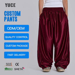 <span class=keywords><strong>Pantaloni</strong></span> Larghi da Uomo YUCE di Alta Qualità, Joggers <span class=keywords><strong>con</strong></span> Vita Elastica, <span class=keywords><strong>Pantaloni</strong></span> Oversize a Gamba Larga, <span class=keywords><strong>Pantaloni</strong></span> Sportivi da Uomo - Product Image 1