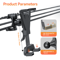 Supports de tablette PC pour voiture personnalisés, supports de téléphone portable à fixation sur grille d'aération, supports de téléphone universels robustes