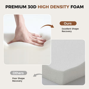 Sofá Seccional Curvo Convertible Moderno, Tela Chenilla, Espuma de Alta Densidad, Sin Ensamblaje, con Cojines para Sala de Estar y Centro Comercial - Product Image 6