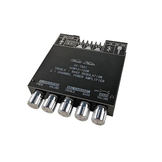 Module 2*50W+100W TPA3116D2 Power Subwoofer Amplifier Board 2.1 Channel Class D TPA3116 Audio Stereo Equalizer Amp