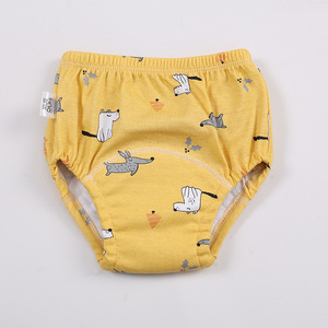 กางเกงฝึก6ชั้นพิมพ์ลายการ์ตูนผ้าอ้อมซักได้ - Product Image 4