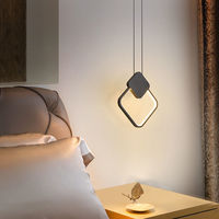 Moderne Simple Salon Île café Table Table À Manger LED Français moderne simple nordique lumière Unique Suspension