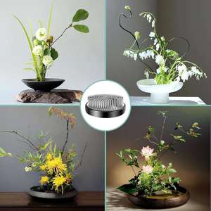 Support à fleurs Kenzan en acier inoxydable pour Ikebana, outil d'arrangement pour la maison et le jardin, durable et luxueux - Product Image 4