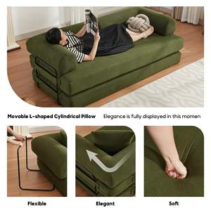 <span class=keywords><strong>Canapé</strong></span>-<span class=keywords><strong>lit</strong></span> en mousse rétractable 2 places avec fonction <span class=keywords><strong>lit</strong></span>, forme en L, vert, <span class=keywords><strong>canapé</strong></span>-<span class=keywords><strong>lit</strong></span> convertible 2 places, <span class=keywords><strong>canapé</strong></span>-<span class=keywords><strong>lit</strong></span> pliable - Product Image 5