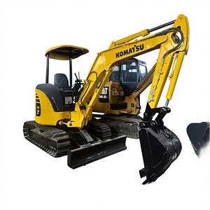 Mini-excavatrice KOMATSU 3 tonnes, godet de terrassement de 0,2 m³, équipement de construction d'occasion, moteur Hyundai, vannes hydrauliques Kawasaki - Product Image 1