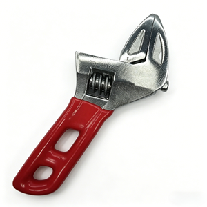 Adjustable Wrench <b>Set</b> Wide Jaw Extra Short Stubby Grip Metric Chrome DIY 1000lb-ft <b>Torque</b> 1 1/2IN Jaw OEM Adjustable Jaw Design - Product Image 5