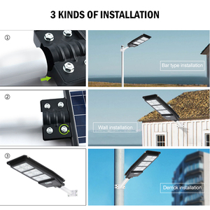 Esterna Impermeabile IP67 ABS Integrato Lampione 100W 200W 300W Tutto In Una Luce di Via Solare del LED - Product Image 3