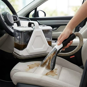 <span class=keywords><strong>Nettoyeur</strong></span> de tissus 550W 14KPa à double réservoir 1,8L/1,2L pour tapis, canapé, rideaux, matelas, machine de nettoyage en profondeur 220-240V avec boîte à produits - Product Image 5