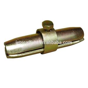Raccord de ponte en acier Q235 forgé à froid, double collier pivotant, norme BS1139, électrogalvanisé haute performance - Product Image 1