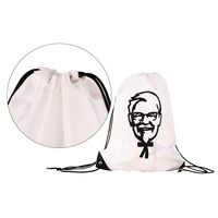 Sac à dos de sport en polyester AI-MICH étanche avec logo personnalisé Sacs à cordon promotionnels pour remise en forme Coffret cadeau d'affaires