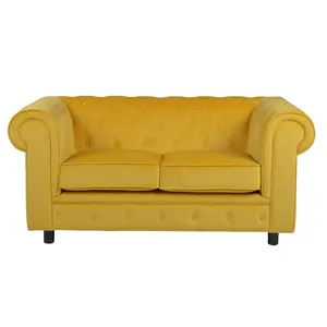 Carlford OEM Design Tufted Velvet Sofa sets, Chesterfield Sofa, French Luxurious 3 Set Living Room Sofa