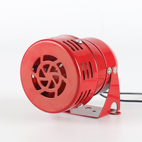 Sirena de Alta Potencia de 12V 24V 220V, Accionada por Motor, Carcasa Metálica, Alarma Eléctrica para Incendios y Advertencia Industrial