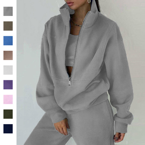 Nouvel Arrivage 2026 – Ensemble Deux Pièces <span class=keywords><strong>Femme</strong></span> Couleur Unie : Haut et Pantalon de <span class=keywords><strong>Sport</strong></span> Taille Élastique – Tenue de <span class=keywords><strong>Sport</strong></span> et d'Extérieur – Vente en Gros Usine - Product Image 4