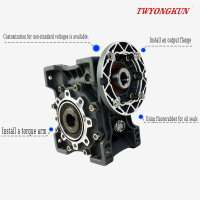 Réducteur de vitesse à vis sans fin RV Gear NMRV 25 040, NMRV050, NMRV063, NMRV075, NMRV090, NMRV110, NMRV130