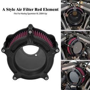 دراجة نارية ، عنصر أحمر ، فلتر سحب شفاف باستخدام الحاسب الآلي لهارلي بجولة FLHX FLHT ، كسر ذيل ناعم ، دينا سبورتستر XL - Product Image 6