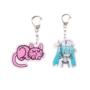 Porte-clés en acrylique, pendentif de personnage de dessin animé, cadeau double face pour enfants et fans - Product Image 1