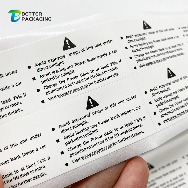 Warning Label for Lithium Ion Battery, Toy Safety 3 Plus Sticker Opp Suffocation Breakable Warranty Seal Button Stickers