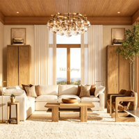 Modulares Weißes Leinen-Wolkensofa mit Chaiselongue, Tiefsitz, Abnehmbarem Bezug, L-förmige Couch für Wohnzimmer
