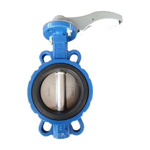 วาล์วผีเสื้อแบบใช้มือจับทำจากอะลูมิเนียมอัลลอยวาล์วผีเสื้อแบบแมนนวลน้ำหนักเบาสำหรับระบายอากาศและท่อน้ำ - Product Image 3