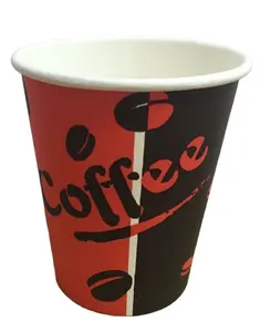 Fabrikant Wegwerp Cupcake Doos 12 Oz Hete Geïsoleerde Koffie Kraft Papier Beker Met Deksel