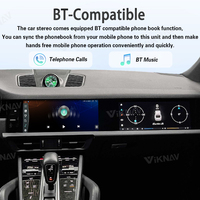 Autoradio Android double écran OLED 12,3 pouces pour Macan 2013-2017, CarPlay sans fil, écran partagé, processeur 8 cœurs, 8 Go + 128 Go, garantie 1 an