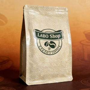 Sacs en Mylar anti-humidité personnalisés, sacs en papier kraft, sachets à haute barrière, sachets à fond plat pour café - Product Image 1
