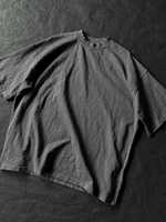 Fabricantes de Ropa para Prendas Personalizadas: Camiseta Boxy Fit para Hombre, de Algodón Slub, Oversize y Corta