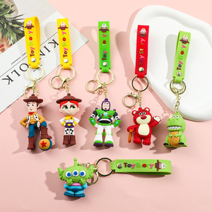 Custom Cartoon Toy PVC Story Plastic PVC <strong>Keychain</strong> Customizable Promotional Gift Keychains for Bags &amp; Cars - Product Image 2