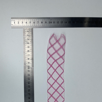 Tissu maille filet transparent en polyester tricoté, élastique, respirant, antistatique, pour robes de mariée, de soirée, couture et artisanat DIY