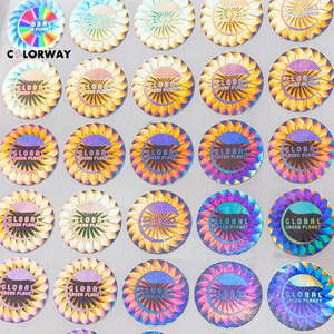 Free Design Custom LOGO Genuine Qc Authentication Easy Damaged Eggshell <strong>Security</strong> 3D Hologram Anti-counterfeit Sticker - Product Image 1