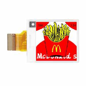 1.54インチ152x152 4色Eインクディスプレイ小型Eペーパースクリーン赤黄ブラックホワイトスマートラベルとIoTデバイス用 - Product Image 1