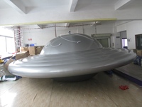 Ballon gonflable UFO publicitaire extérieur, ballon UFO gonflable personnalisé, ballon soucoupe volante à l'hélium pour défilé, fête, événement