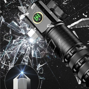 Linterna LED de alta potencia, recargable por USB, mini linterna EDC, potente luz de llavero con imán, linterna de emergencia para acampar - Product Image 5