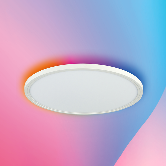 Smart Home Lights LED Ceiling Lamp 24W/30W CCT High Lumen 3 Years Warranty Round Side-lite Surface Mounted Dimmable Light