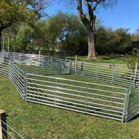 Panneaux de clôture pour bétail galvanisés à chaud, résistants aux intempéries, faciles à assembler, portables, pour enclos à moutons, pour la ferme