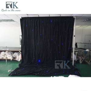 Cortina de Luces LED RK de Montaje Rápido, Portátil, de 6-10 pies, con Control Eléctrico y Kits de Tubos de Aluminio para Bodas y Eventos - Product Image 5