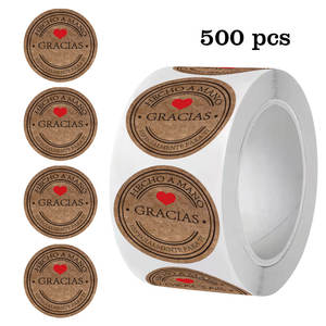 Autocollants en vinyle adhésif ronds de 3 pouces, étiquettes personnalisées avec logo pour les petites entreprises, étiquettes imperméables - Product Image 6