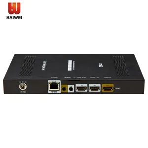 H2P Webrtc NDI Codificador Decodificador Mixer Transcodificador H265 H264 2 canais 4K HDMI Áudio gravação USB Codificador IPTV