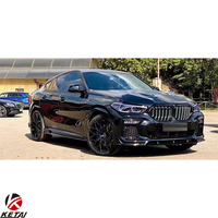 Kit Aero de aspecto de carbono ABS para BMW X6 G06, estilo Caballero Negro X6