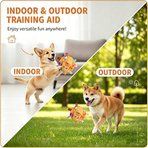 Squeaky Plush Dog Toy Ball Bite Resistant Molar Chew Ball Interactive Self-entertainment Pet Toy for Dogs Daily Training Play - Product Image 4