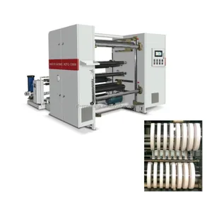 WZFQ-1300A Three Servo Motor Horizontal slitting and rewinding machine plastic film and paper slitter and rewinder