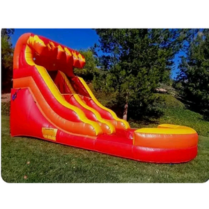 Tobogán Acuático Inflable de PVC Comercial Resistente al Fuego de 8x4x6m y Casa de Brinco Colorida para Adultos y Niños - Product Image 5