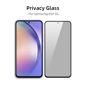 Protecteur d'écran en verre trempé anti-espion 9h de haute qualité pour Samsung A72 A32 <span class=keywords><strong>4g</strong></span> 5g A42 A22 A12 A02 A52 A14 A54 5G - Product Image 2